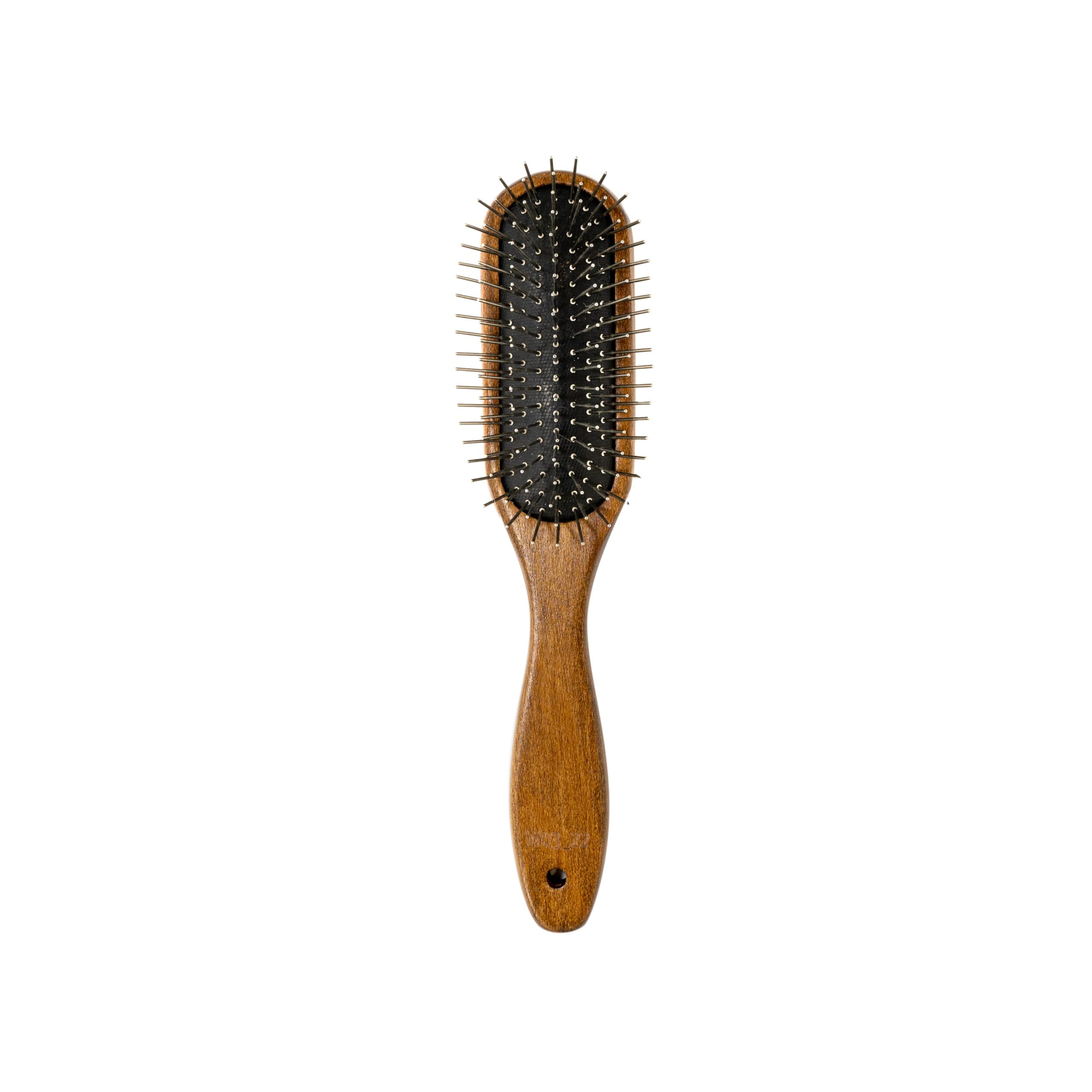 Tauro Pro Line Dog & Cat Detangle Pin Brush for all Breeds – Message Grooming Pet Brush with Anti-Static, Stainless Steel Pins, Beechwood Handle, Lightweight Design, Oblong for All Coat Types