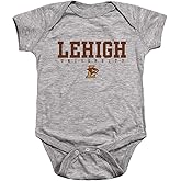 Lehigh University Official Stacked Unisex Infant Snap Suit for Baby