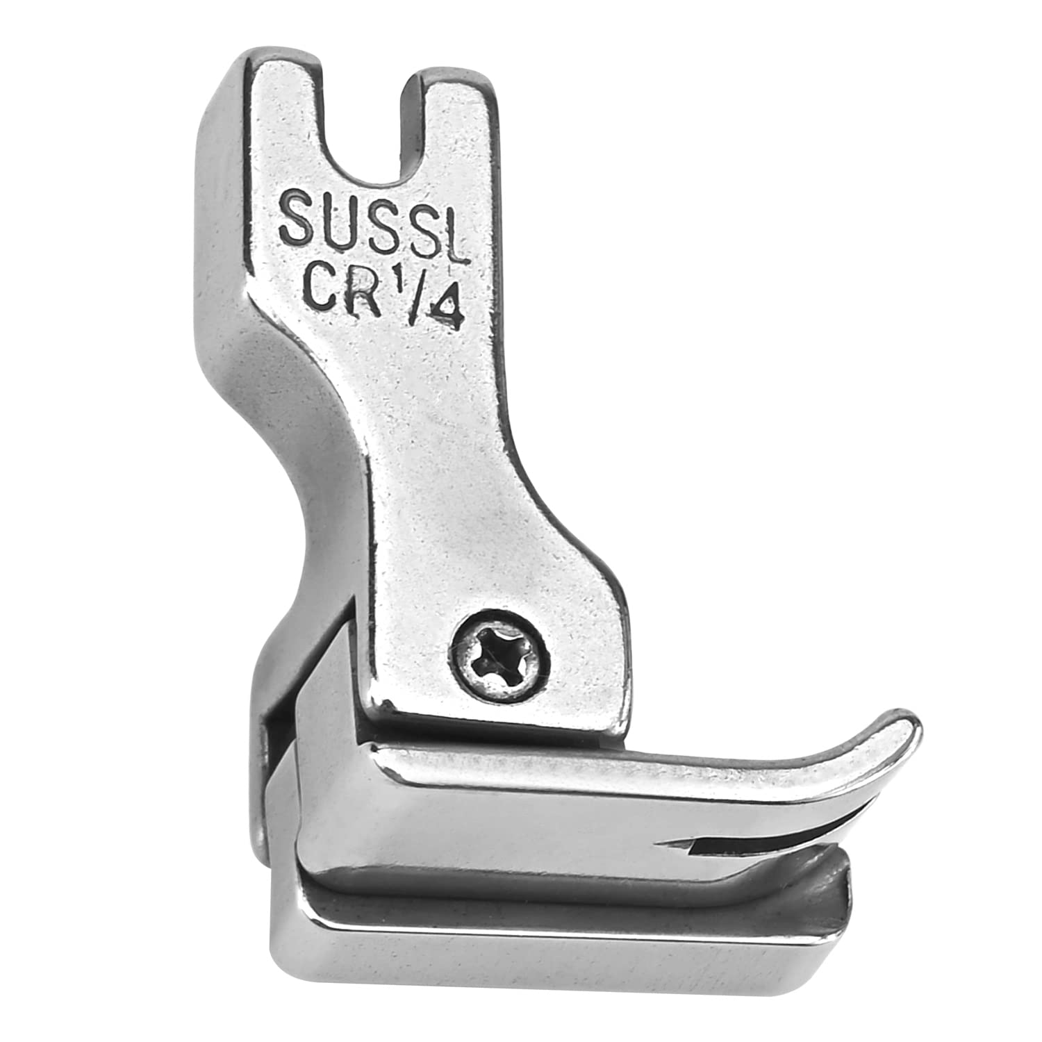 Othmro Industrial Sewing Machines CR Right Side Edge Guide Compensating Presser Foot 1/4" Good for Replacement Accessories 1Pcs