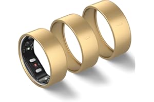 MAKCPOIMER 3 Pack Ring Cover Compatible with RingConn Gen 2, Matte Texture Anti-Scratch TPU Ring Protector for RingConn Gen 2 Air Working Out Accessories Men Women (Matte Gold*3, 9)