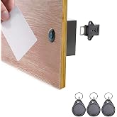 ETEKJOY RFID Electronic Cabinet Lock Hidden DIY for Wooden Cabinet Locker Drawer Cupboard (Black)