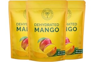 LAMAI FARMS Premium Dried Mango Slices. Soft, Juicy, Sweet, and Delicious. Rich in Vitamins A & C, Antioxidants, and Fiber for a Healthy Lifestyle. Ideal for Healthy Snacking, Smoothies, and Culinary Creations - Resealable Pouch for Long-Lasting Freshness. Healthy Snack. (pack of 3)