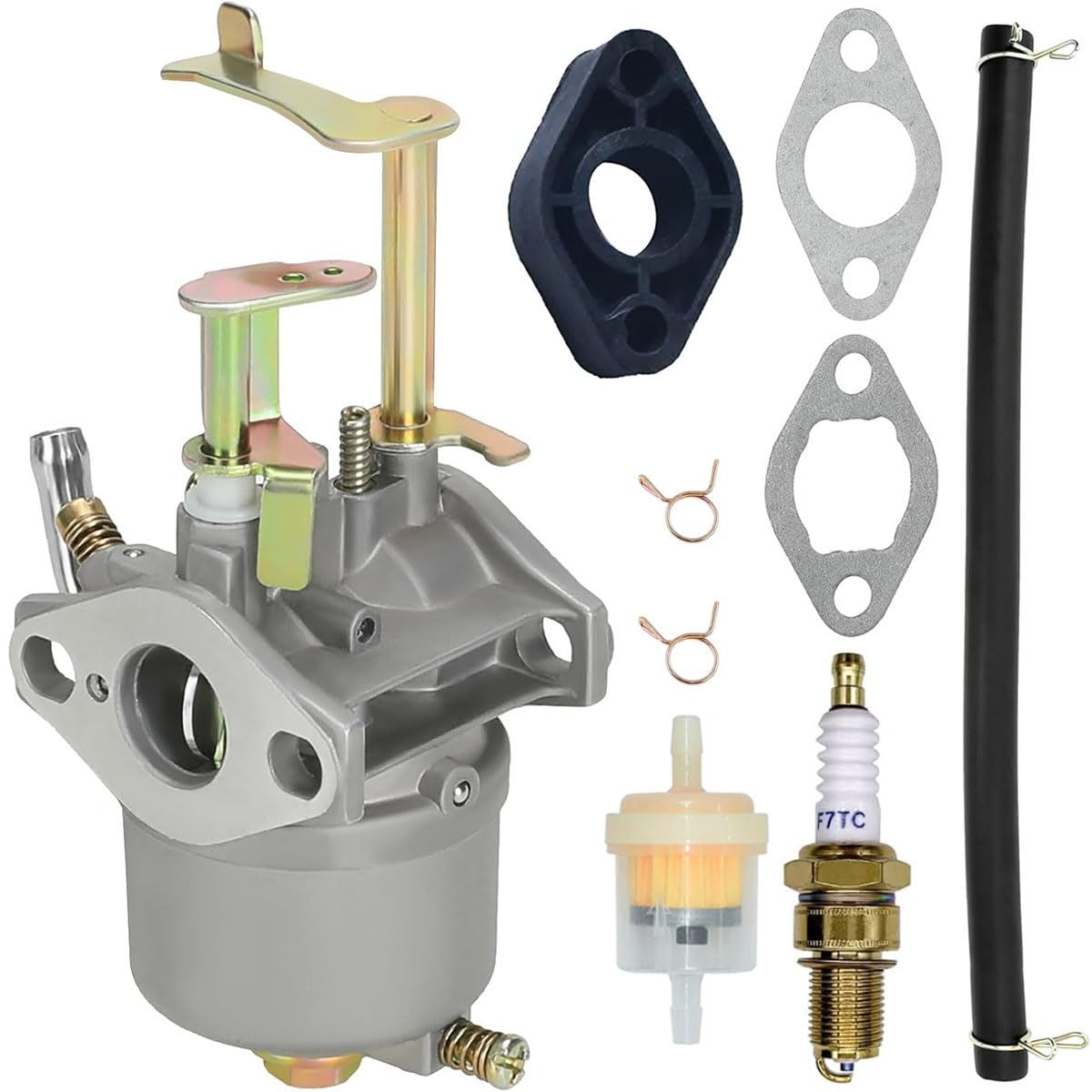 ZAMDOE Carburetor Kit Compatible for Coleman CT100U CC100X Mini Bike SK100 CK100-S Go kart, Carburetor for Predator 79cc Engine, for Massimo MB100 79cc Mini Bike, 98cc 154F Engine