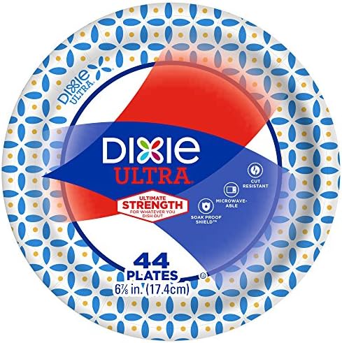 Dixie Ultra Paper Plates, 6 7/8 Inch 