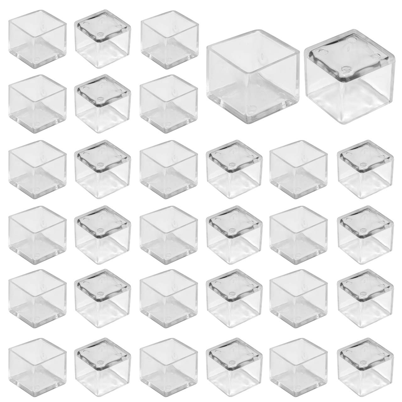 1 X 1 Square Chair Leg Caps