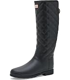 Amazon.com | Hunter Women's Refined Chelsea Quilted Gloss Rain