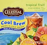 Celestial Seasonings Tropical Fruit Cool Brew Herbal Tea Bags, 40 ct
