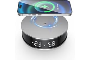 LIZVIE Hidden Camera Clock Charger with Camera Function - 1080P HD Motion Detection - Night Vision - 24/7 Loop View Surveilla