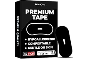 PATCH4U Premium Tape (30 Pack) - Pain Free Removal, Hypoallergenic, Latex Free & Gentle On Skin - Skin Friendly Adhesive Cotton Tape
