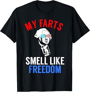 Funny July 4th Tshirt Party - Funny George Washington Tee T-Shirt