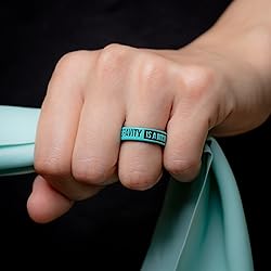 ThunderFit Laser Engraved Silicone Rings for Men