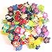 Senhui 100 Pcs Rubber Loom Band Silicone Bracelet Charms