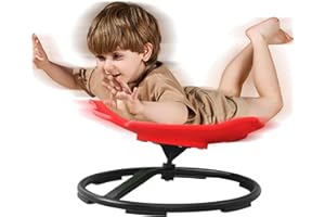 GAKINUNE Autism Sensory Spinning Swivel Chair for Autistic Kids Movement Chairs for Kids Items for Sensory Room Improve Balance & Motion Sickness Relief