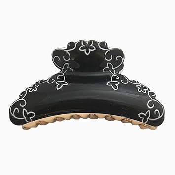 Amazon Com Hair Accessory Black And White Hair Jaw Claw Clip