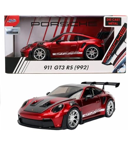 Amazon.com: Porsche 911 (997) GT3 RS Black 1/24 Scale : Toys & Games