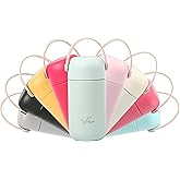 YERBAM 5.5oz Mini Tumbler Stainless Steel Vacuum Insulated Water Bottle Double Wall Thermos Flask Small Size BPA Free Leakproof (tea green)