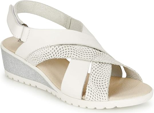 amazon womens white sandals