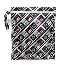 Bumkins Nintendo Zippered Wet Bag, NES Controller