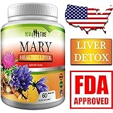 MARY - Liver Cleanse & Detox, Support Supplement with Milk Thistle, Herbal Pills for Liver Rescue
