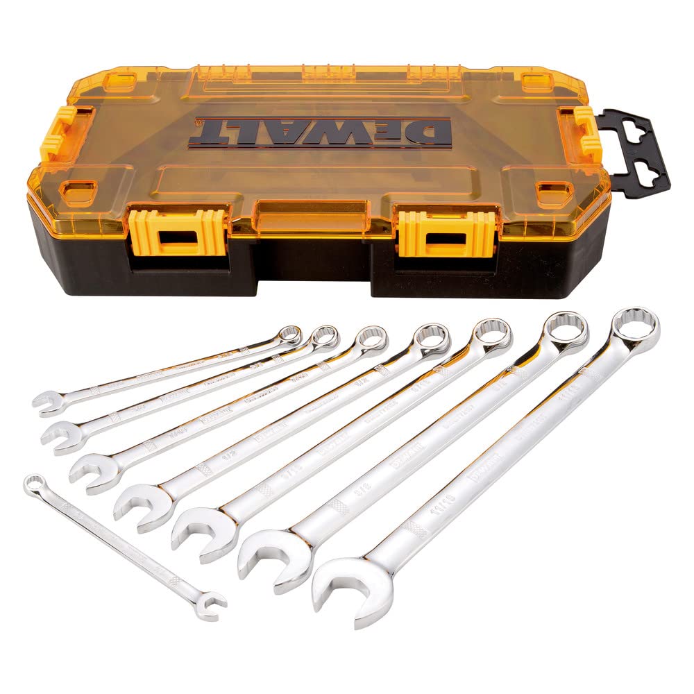 DEWALT Wrench Set, SAE Combination, 8 Piece (DWMT73809)