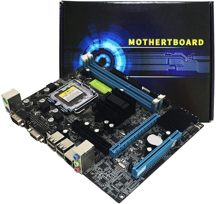 Paul03Daisy G41 Desktop Computer Motherboard, Ddr3 Three Generation Memory Interface 775 Support Dual-Core Quad-Core CPU integrated chip graphics/sound card/network card