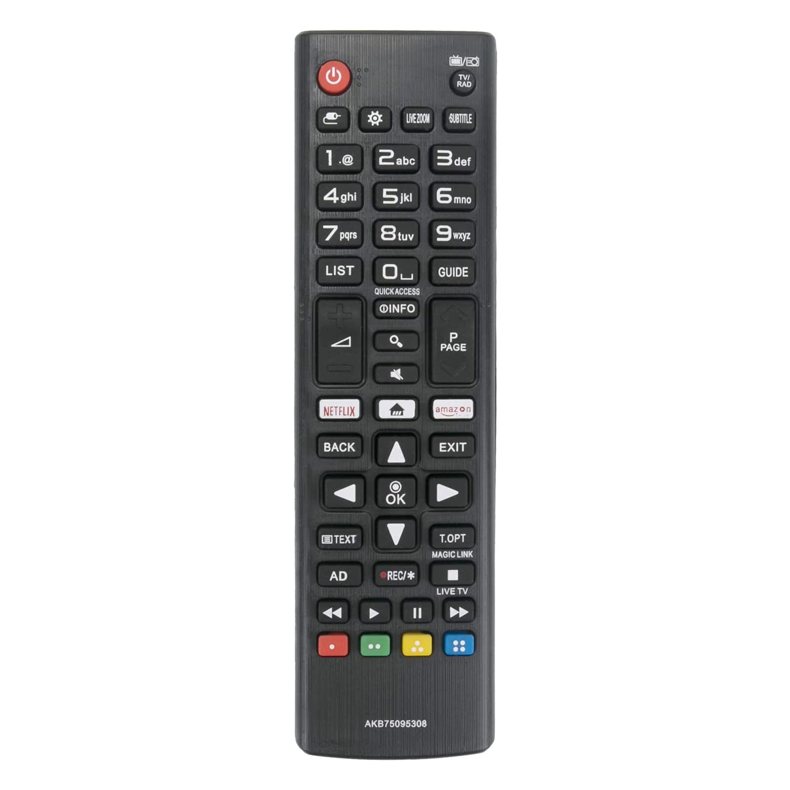 VINABTY AKB75095308 Replacement Remote Control fit for LG Ultra HD TVs 32LJ610V 43LJ594V 43LJ614V 43LJ624V 43LJ634V 43UJ634V 43UJ635V 43UJ651V 49LJ594 49UJ6309 60UJ6309 65UJ6309 3LJ594V 49UJ634V