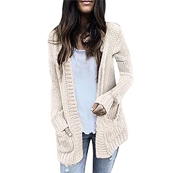 Cardigan for Women Lightweight Long Black Long