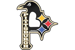ALBERTS GIFTS Pittsburgh 3 in 1 Logo Magnet 3.75"