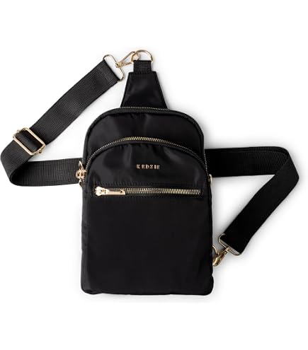 KEDZIE Cloud 9 Quilted Puffer Convertible Sling Bag (Black  display picture 1