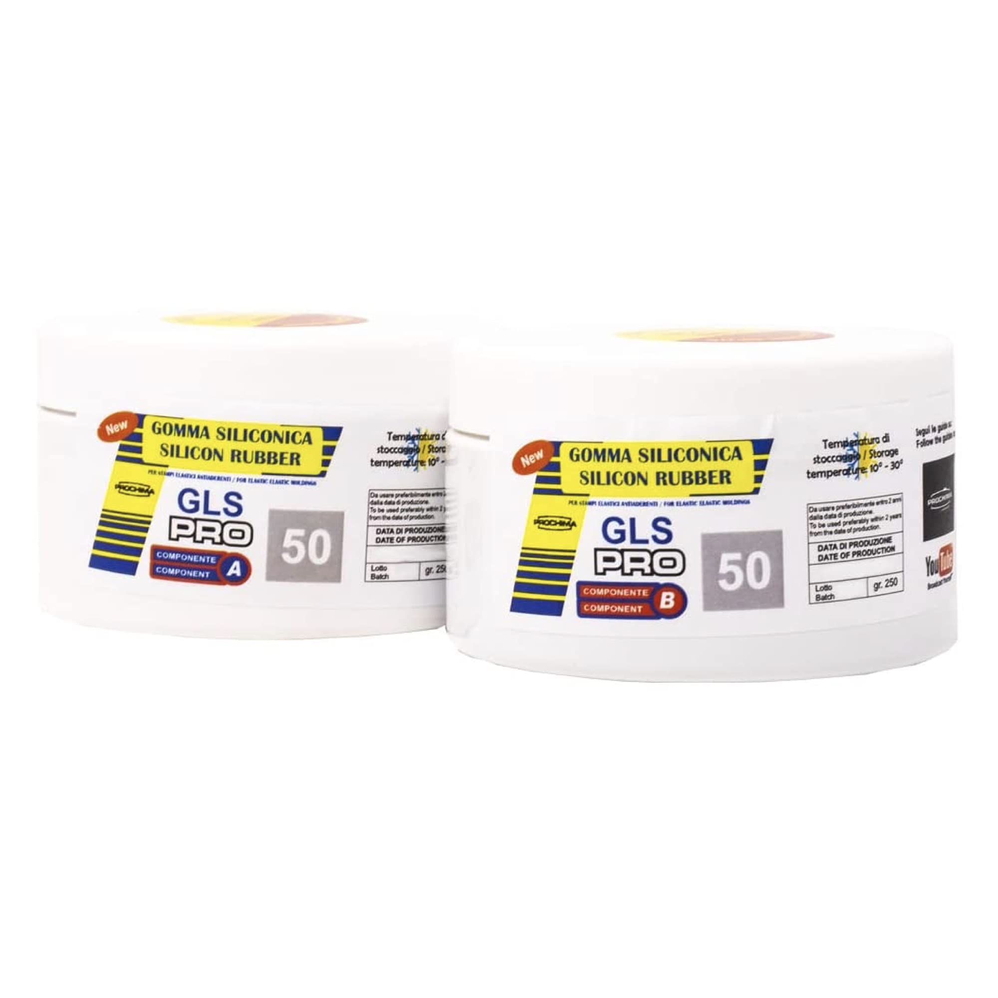 PROCHIMA GS5501G500 Silicone Rubber Gls-Pro 50 A+B, 500 g