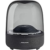 Harman Kardon Aura Studio 3 - Elegant, BT Wireless Speaker with Premium Design and Ambient Lighting- Black