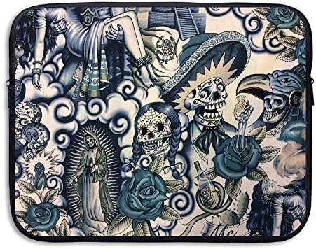 Praise Store Mexico Indigo Sepia Tone Computer Liner Bag Chemistry 15 Inch Tablet Case Computer Accessories For Macbook Air Pro