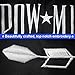 VSVO POW MIA Flag 3x5 Ft - Double-Read Series Embroidered 300D Polyester, 2 Pcs POW MIA Flags Stitched Together for Outdoor Use, Brass Grommets, Heavy Duty, 2-ply