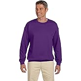 Gildan Men's Heavyweight Waistband Sweatshirt, Purple, M