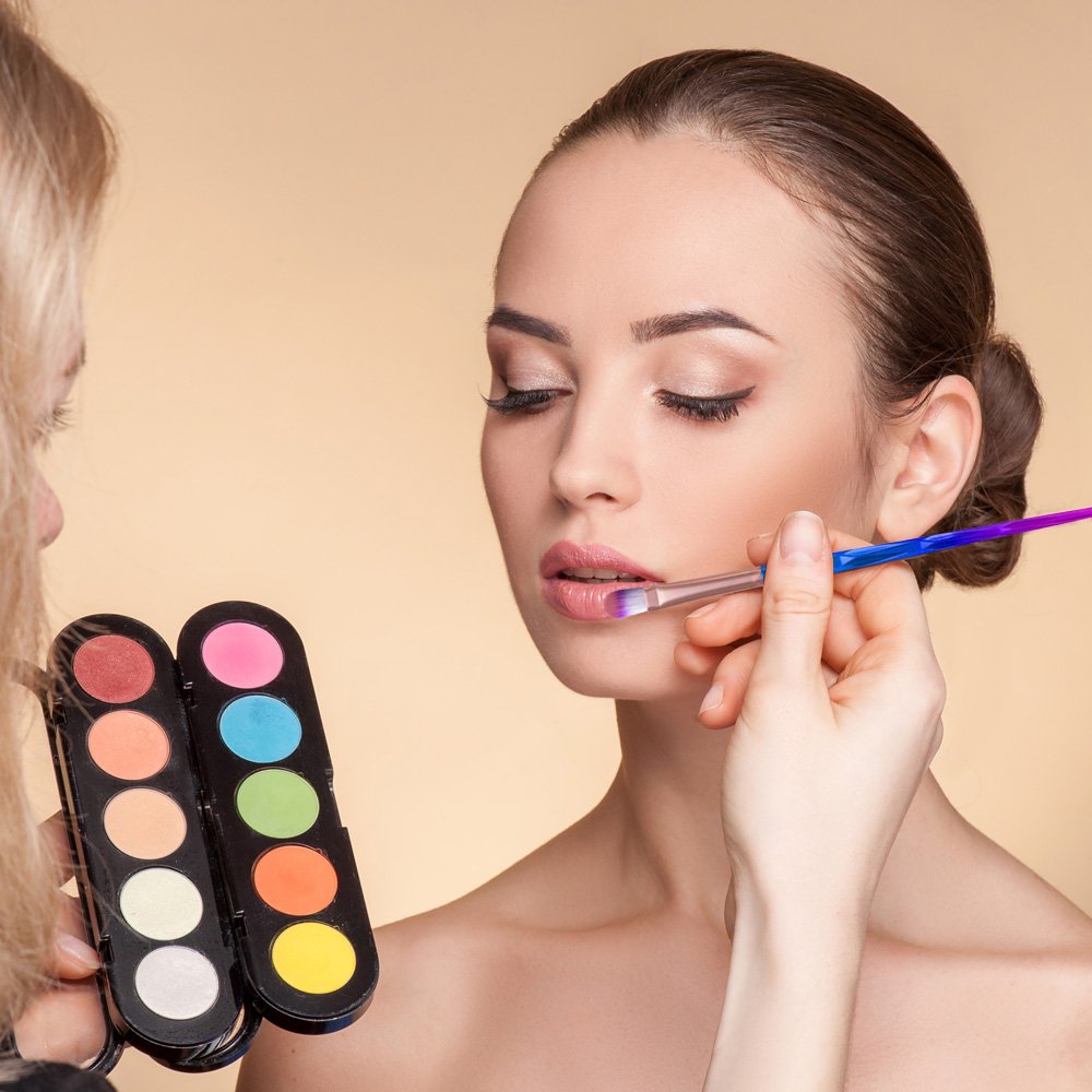 Makeup Brush Set 10 Pieces, L’aise vie Premium Synthetic Kabuki Foundation Face Powder Blush Eyeshadow Brush Lip Brushes Colorful Makeup Brush Kit Cruelty-Free Synthetic Fiber Bristles