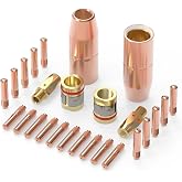 YESWELDER MIG Welding Gun Accessory Kit, 0.035" Tip-Nozzle-Diffuser | compatibility with Miller Millermatic M-25/M-40 Hobart torch, straightforward replacement, easy setup