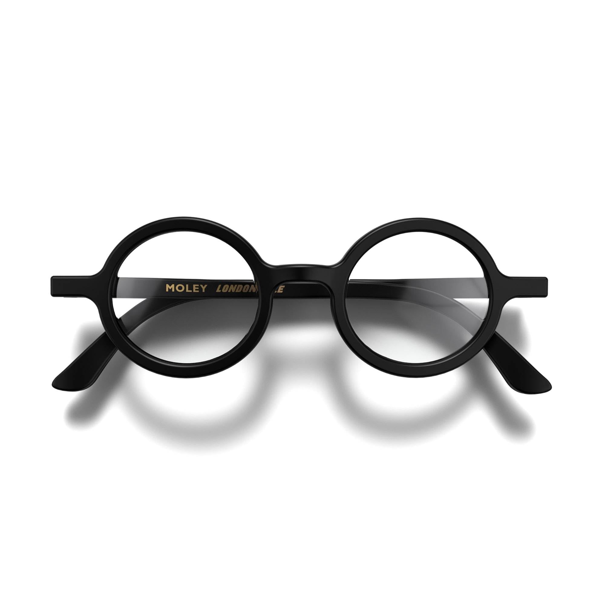 LONDON MOLE® Moley reading glasses | Cool round shaped readers | Men’s Women’s Unisex | Spring hinges