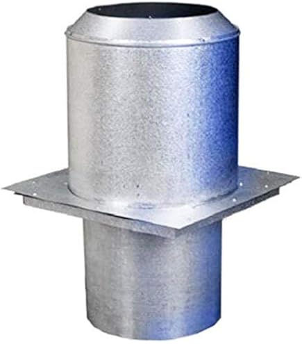 Selkirk Metalbestos 6-Inch Chimney Support Package - Black Matte Finish, Heavy Duty Ceiling Support
