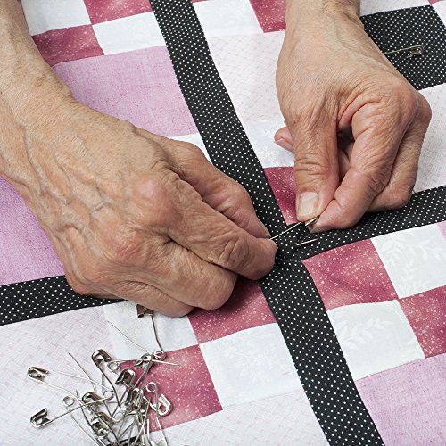 image for Pllieay 700 Pieces 7 Sizes Safety Pins Assorted Durable, Large Safety 