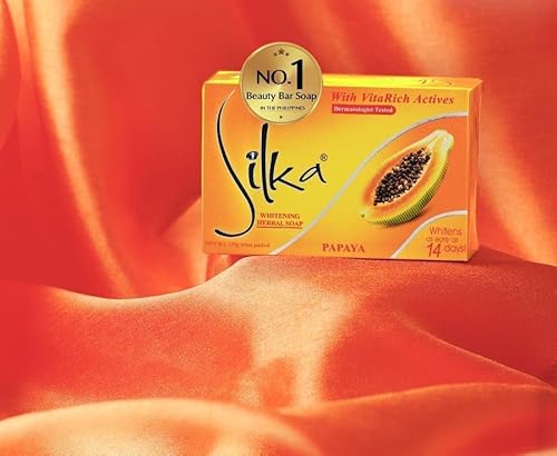Silka Papaya & Herbal Soap 6 X 135G by SILKA in Saudi Arabia