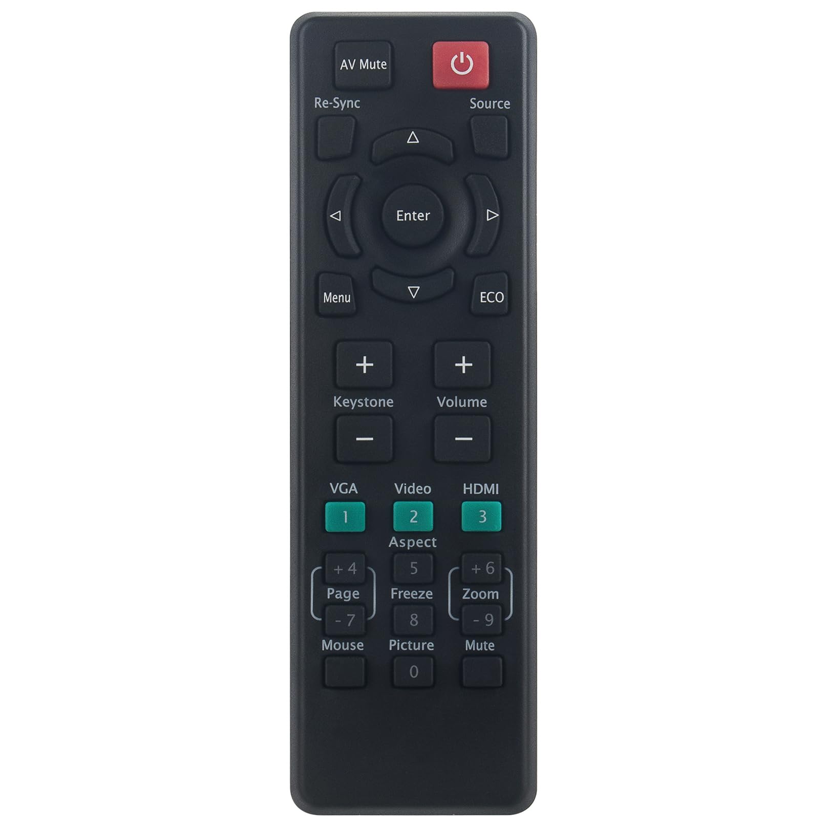 Photo 1 of Replacement Remote Control Commander Compatible with Infocus DLP Projector IN134ST / IN136 / IN2136 / IN134 / IN136ST / IN2134 / IN138HD