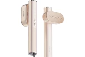 iLAKE Travel Steamer for Clothes, 100-240V Dual Voltage Portable Garment Steamer, 1000W Travel Size Handheld Steam & Iron 2 i