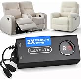 Lavolta Battery Pack for Reclining Furniture - 5200 mAh Rechargeable | Recliner Battery Pack - Universal 2-Pin Power Supply for Electric Recliners, Recliner Chair, Couch, Sofa
