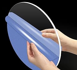 GetWant 1/4" Thick Clear Plexiglass Circle