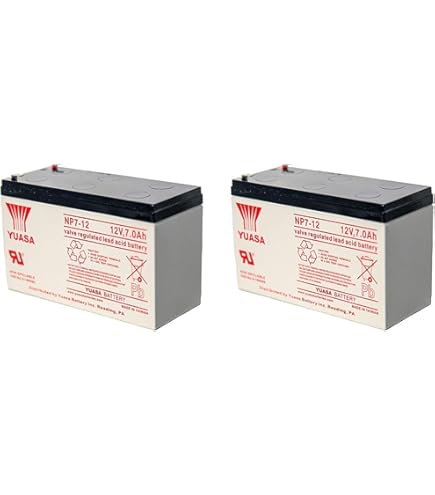 Batterie Plomb étanche NP7-12FR Yuasa 12V 7ah - Foto 13