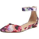 DREAM PAIRS Women's Low Wedge Round Toe Ankle Strap Dress Comfortable Casual Flats Shoes
