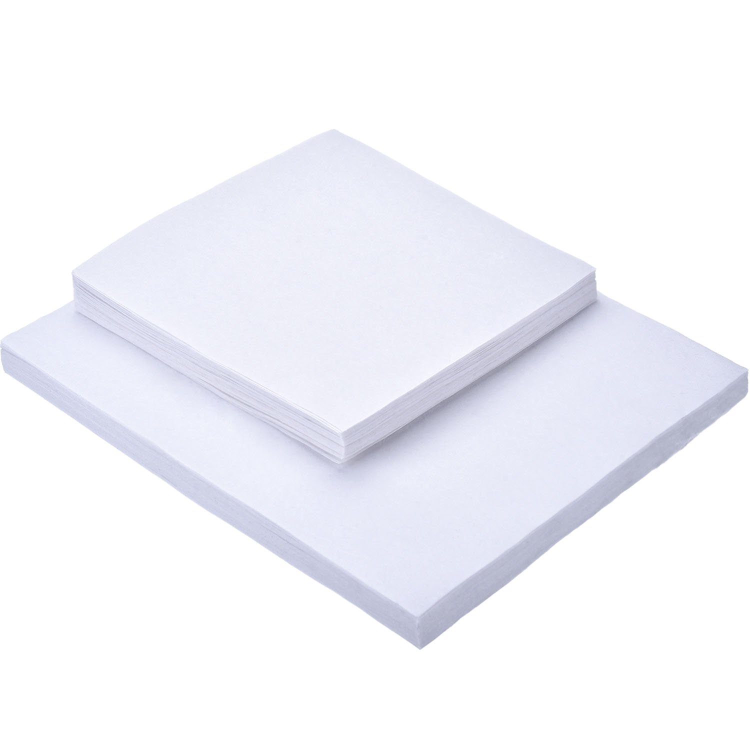 Outus 100 Precut Sheets Tear Away Machine Embroidery Stabilizer Backing Medium Weight 40 gm 1.8 oz, 8 x 8 Inch (20 x 20 cm) 12 x 10 Inch (30 x 25 cm)