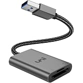uni SD Card Reader, High-Speed USB 3.0 to Micro SD Card Adapter for Laptop | PC, Aluminum Computer Memory Card Reader Dual Slots, for SD/SDXC/SDHC/MMC/Micro SDXC/TF/Micro SDHC