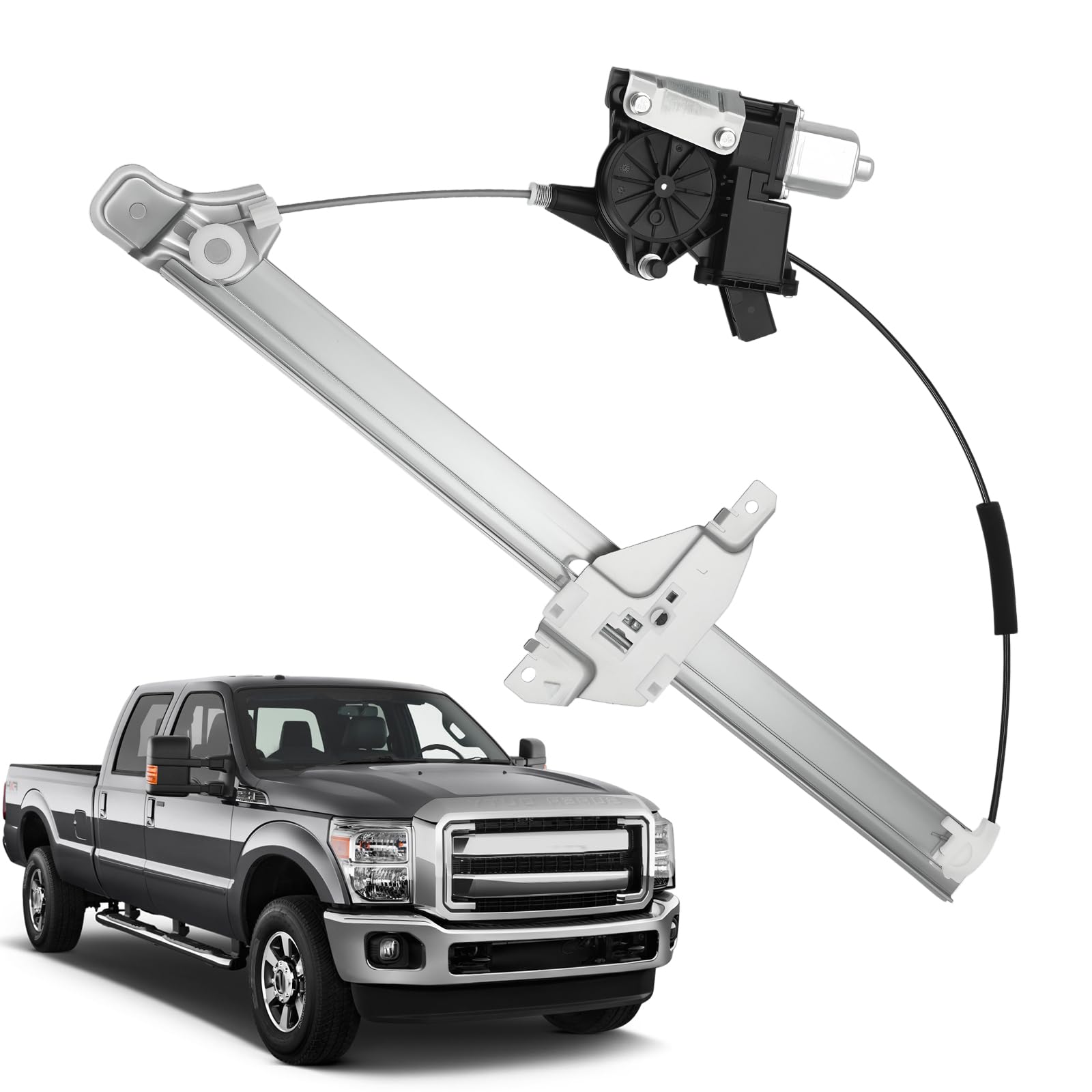 Photo 1 of ISINFLASH 751-711 Front Passenger Side Power Window Regulator with Motor Assembly Compatible with Ford F-350 2013 2014 2015 2016,F-250/F-450 Super Duty 2013-2016 Replace CC3Z2523200B CC3Z2523200D
