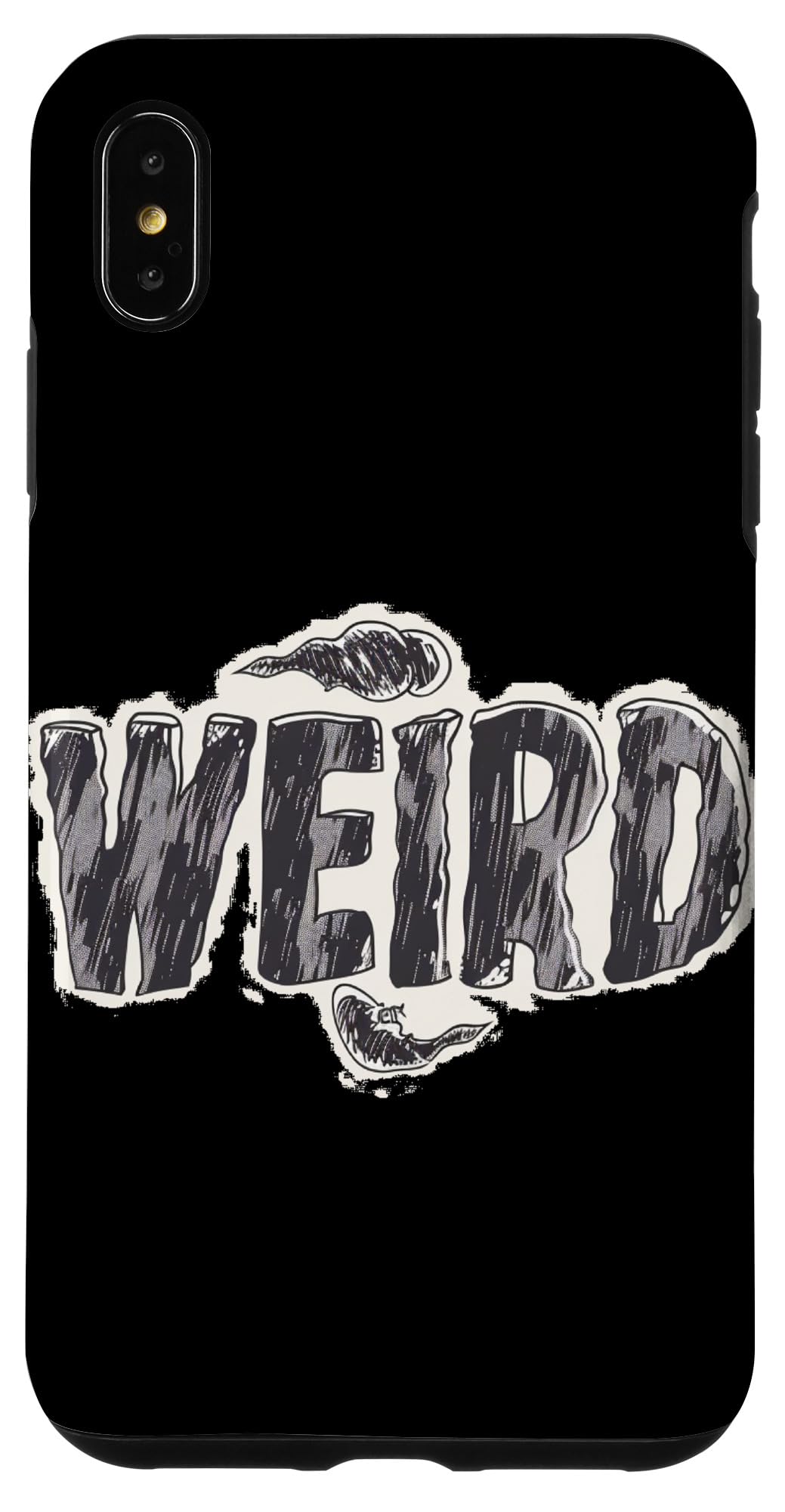 iPhone XS Max Unique Weird Emblem for Trendy Wear Case